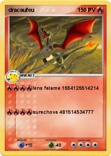 Pokemon dracaufeu
