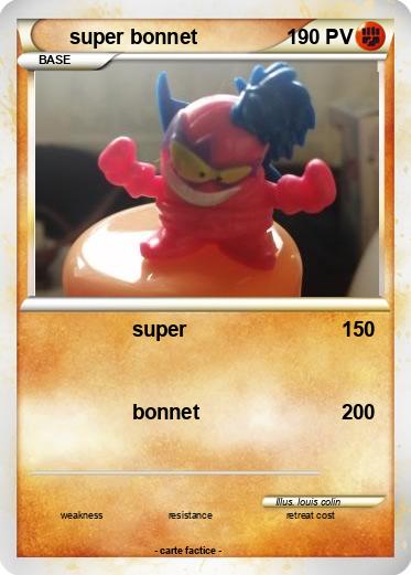 Pokemon super bonnet