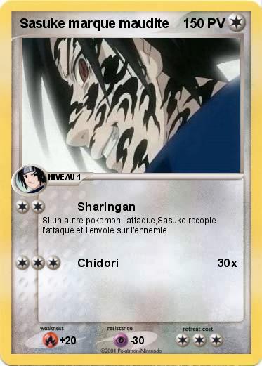 Pokemon Sasuke marque maudite