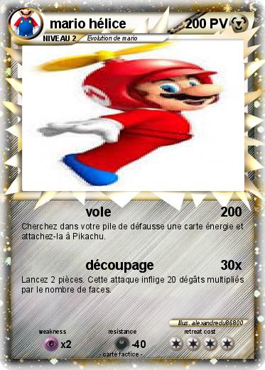 Pokemon mario hélice