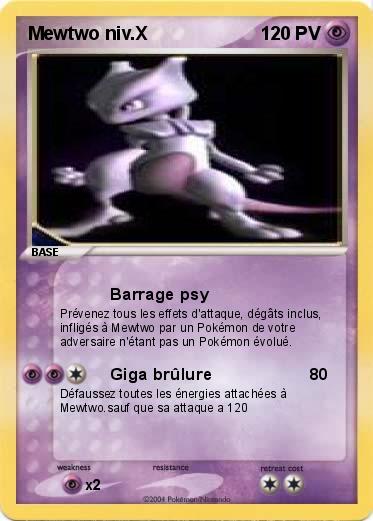 Pokemon Mewtwo niv.X