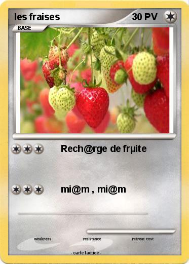 Pokemon les fraises
