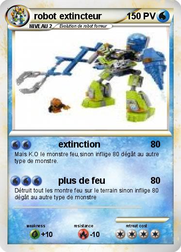 Pokemon robot extincteur