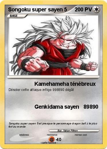 Pokemon Songoku super sayen 5