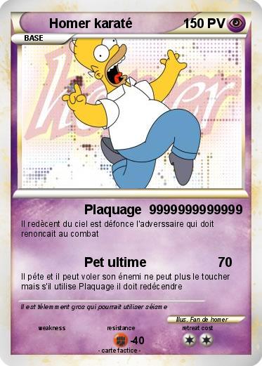 Pokemon Homer karaté