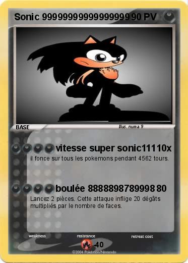 Pokemon Sonic 99999999999999999