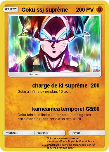 Pokemon Goku ssj suprème