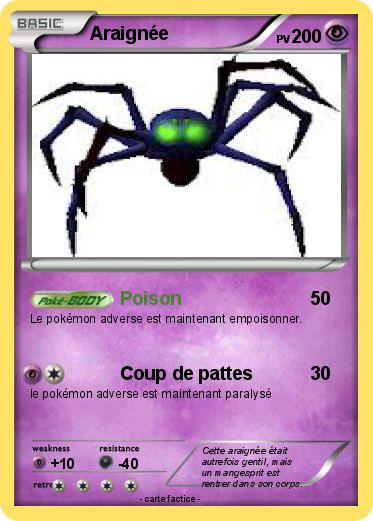 Pokemon Araignée