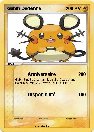 Pokemon Gabin Dedenne