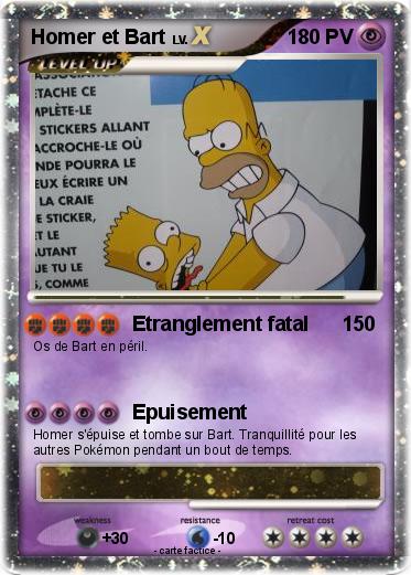 Pokemon Homer et Bart