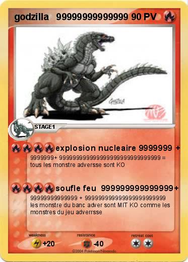 Pokemon godzilla   99999999999999