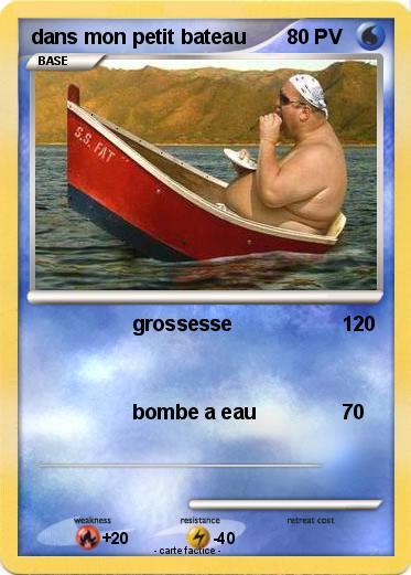 Pokemon dans mon petit bateau