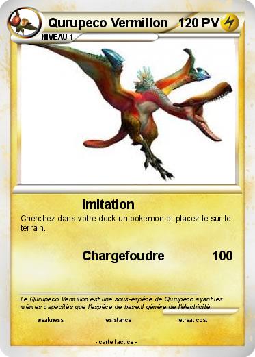 Pokemon Qurupeco Vermillon