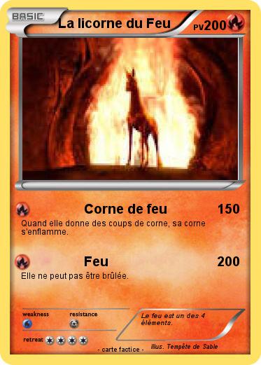 Pokemon La licorne du Feu