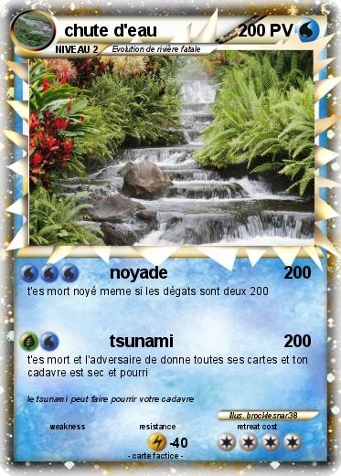 Pokemon chute d'eau