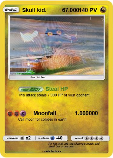 Pokemon Skull kid.          67.000