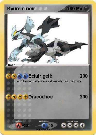 Pokemon Kyurem noir