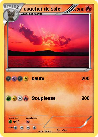 Pokemon coucher de solei