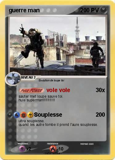 Pokemon guerre man