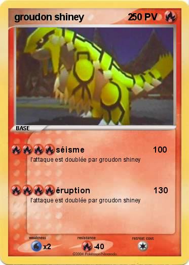 Pokemon groudon shiney                 2