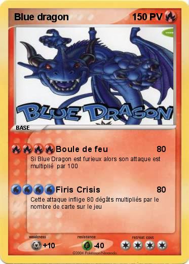 Pokemon Blue dragon
