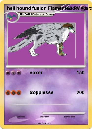 Pokemon hell hound fusion Flamente