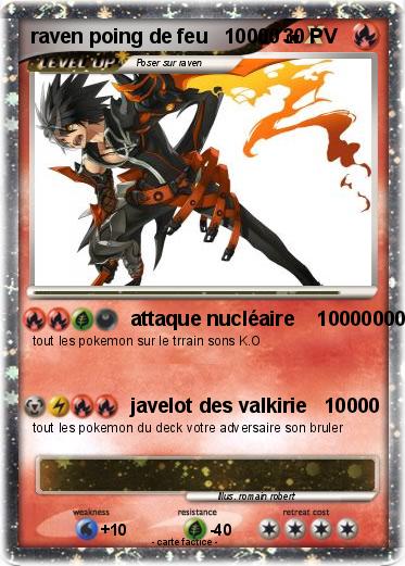 Pokemon raven poing de feu   10000