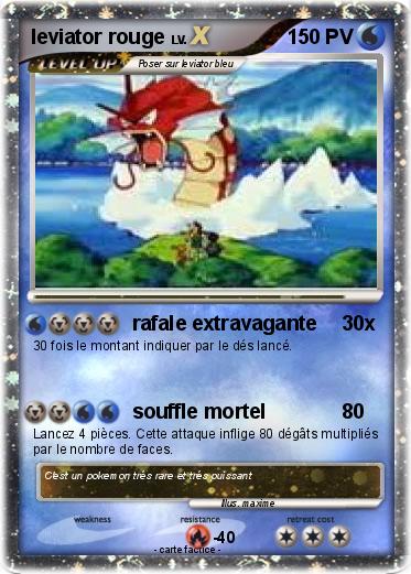 Pokemon leviator rouge