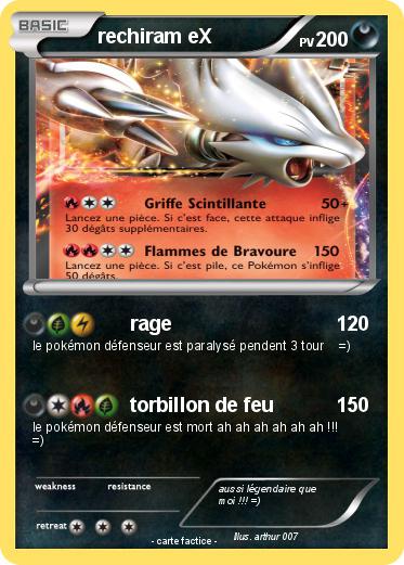 Pokemon rechiram eX