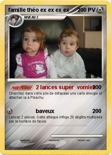 Pokemon famille théo ex ex ex ex