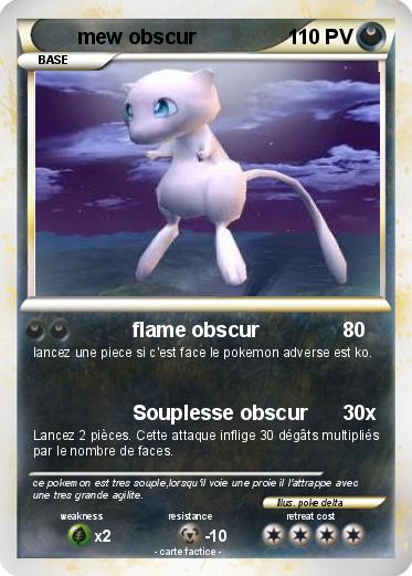 Pokemon mew obscur