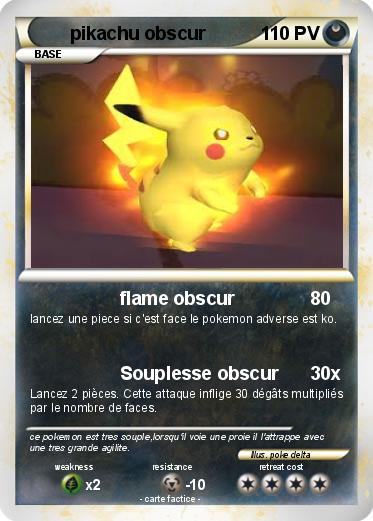 Pokemon pikachu obscur