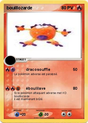 Pokemon bouillozarde