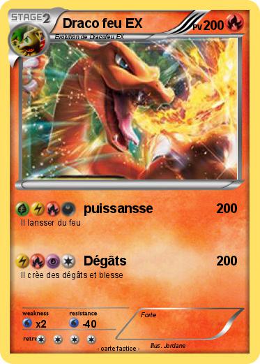 Pokemon Draco feu EX