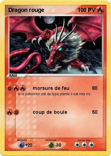 Pokemon Dragon rouge