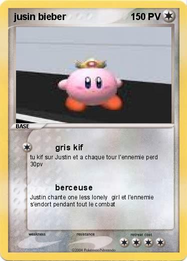 Pokemon jusin bieber