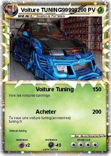 Pokemon Voiture TUNING99999