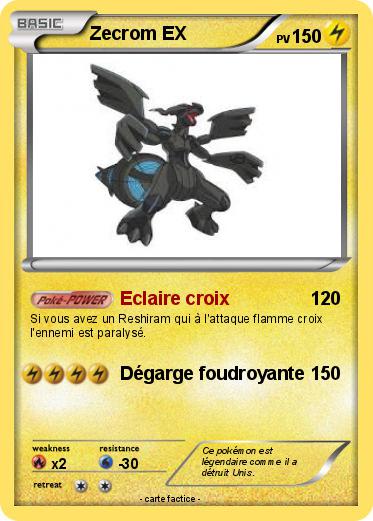 Pokemon Zecrom EX