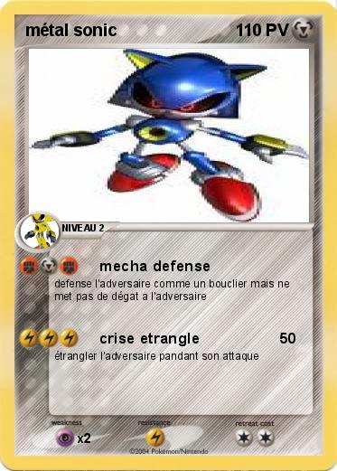 Pokemon métal sonic