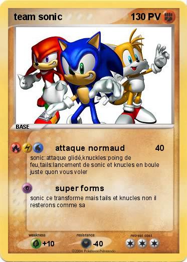 Pokemon team sonic