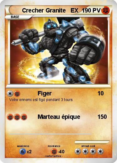 Pokemon Crecher Granite   EX