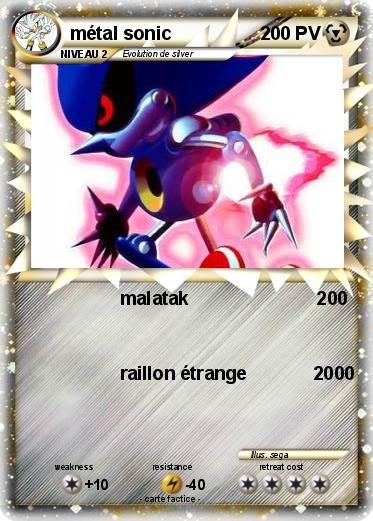 Pokemon métal sonic