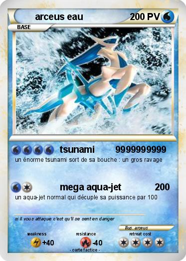 Pokemon arceus eau