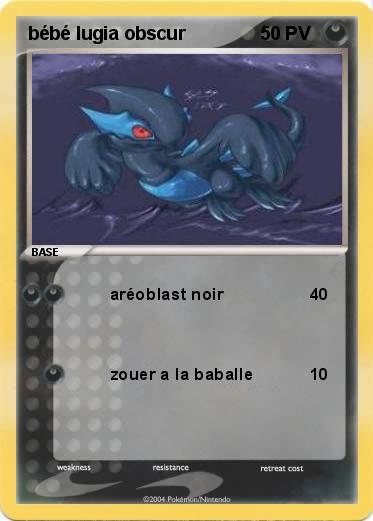 Pokemon bébé lugia obscur