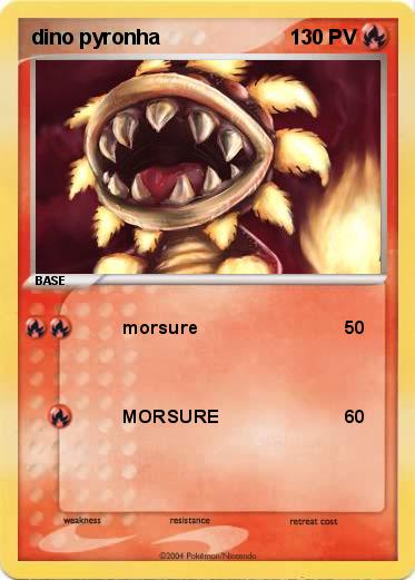 Pokemon dino pyronha