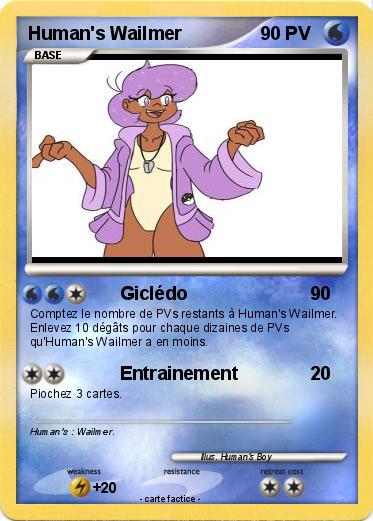 Pokemon Human's Wailmer