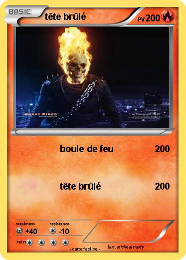 Pokemon tête brûlé