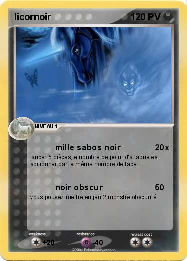 Pokemon licornoir