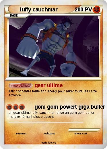 Pokemon luffy cauchmar