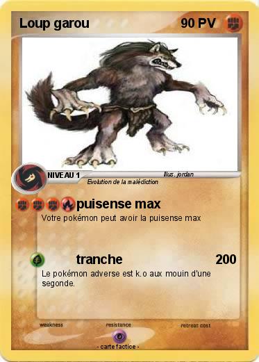 Pokemon Loup garou